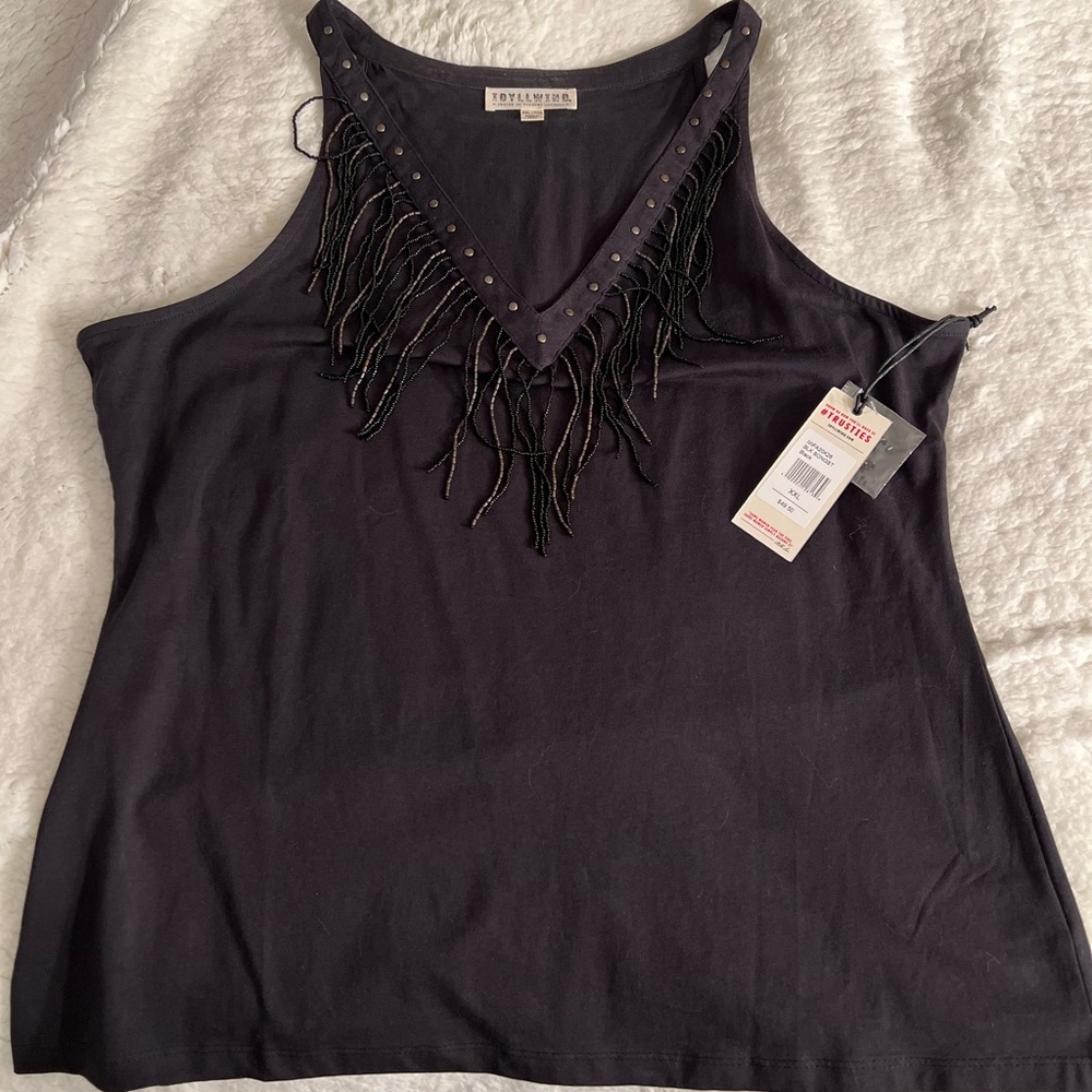 Beaded tank top